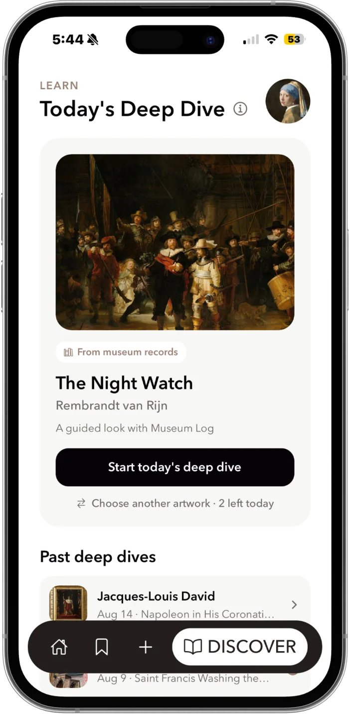 Museum Log daily deep dive on The Night Watch