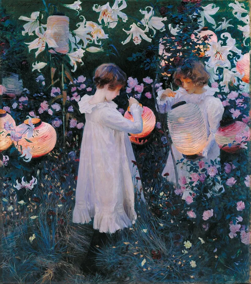 John Singer Sargent Carnation, Lily, Lily, Rose logged in Museum Log