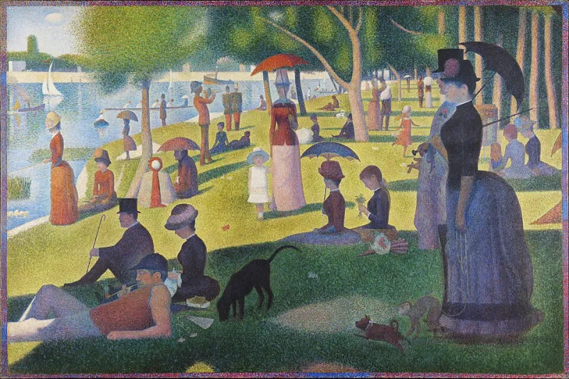 Georges Seurat A Sunday on La Grande Jatte in a personal art archive